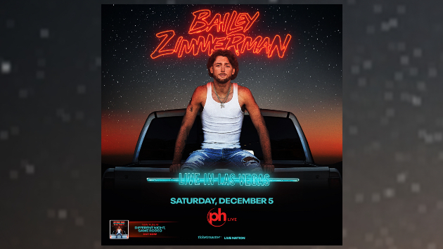 Bailey Zimmerman books rodeo week show in Vegas